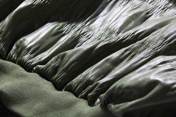 Vegan Leather Cropped Jacket