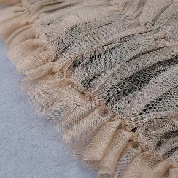 Turtleneck Puff Sleeve Mini Dress