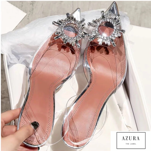 Crystal Clear High Heel Carrie Shoe