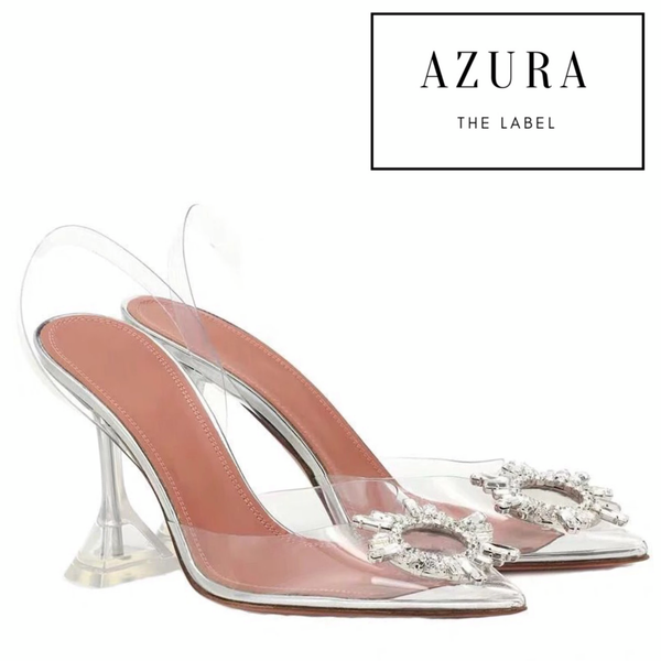 Crystal Clear High Heel Carrie Shoe