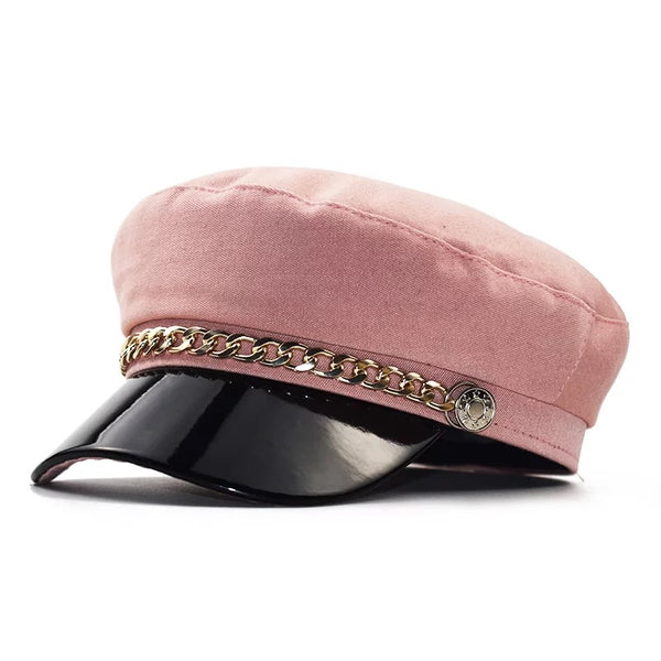 Azura Flat Top Baker Boy Hat