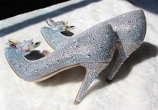 Cinderella Crystal Pointed Toe Shoe
