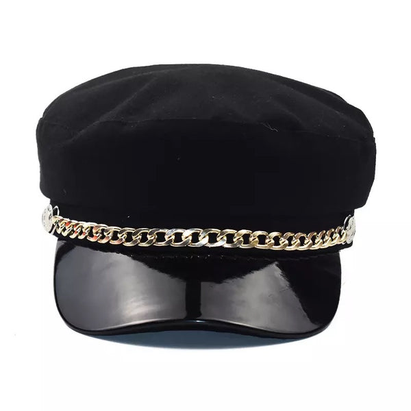 Azura Flat Top Baker Boy Hat