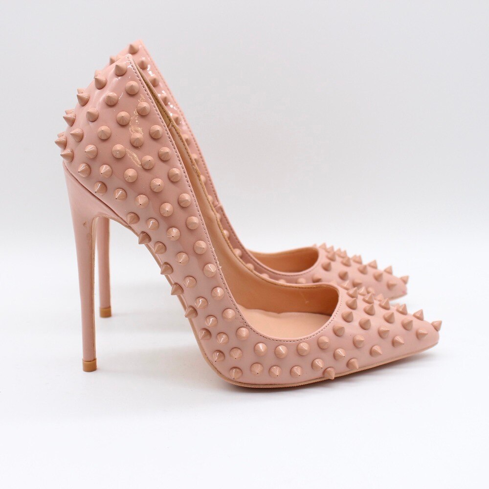 Lady Nude Spike Pointed Toe High Heels – AZURA THE LABEL